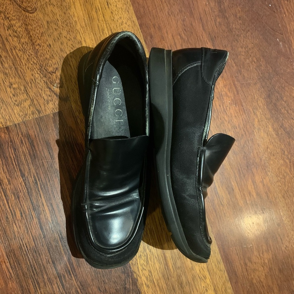 Gucci leather loafers